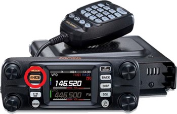 Clip of Yaesu FTM-300 transceiver